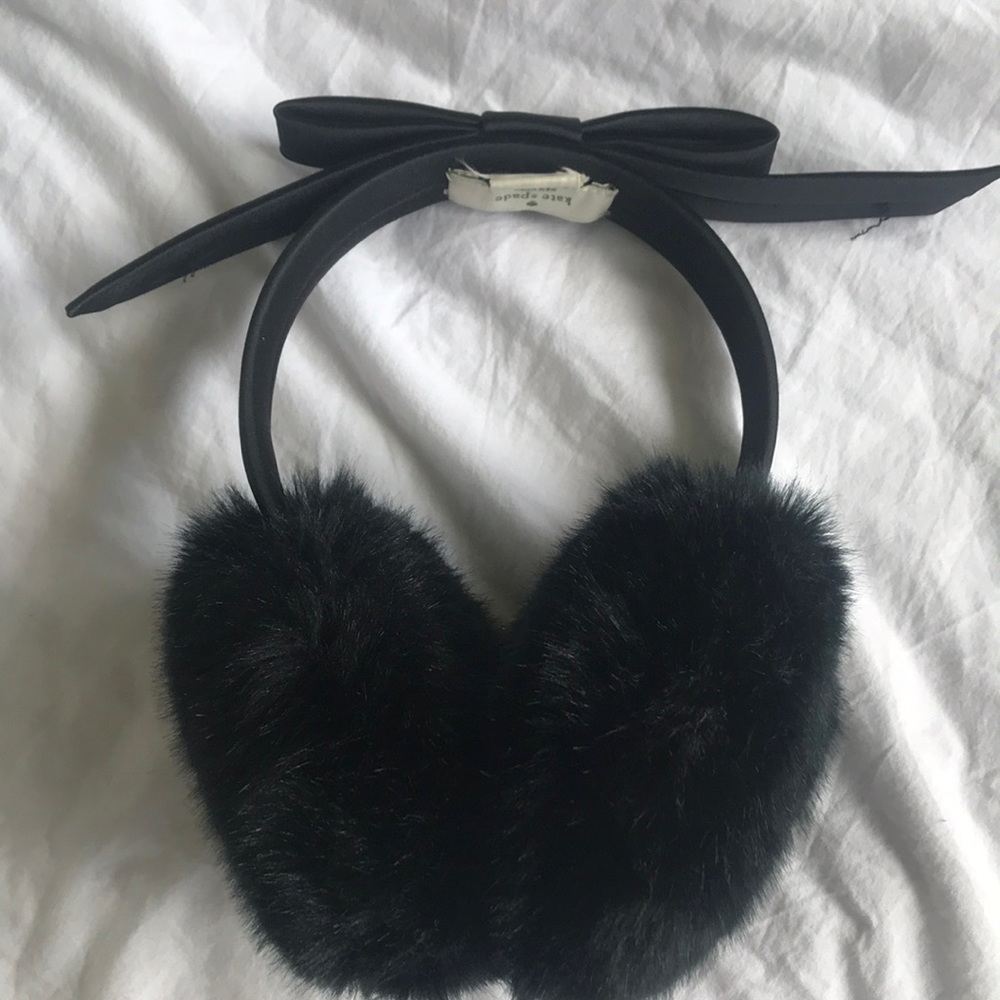 Kate Spade Satin Bow Earmuffs
